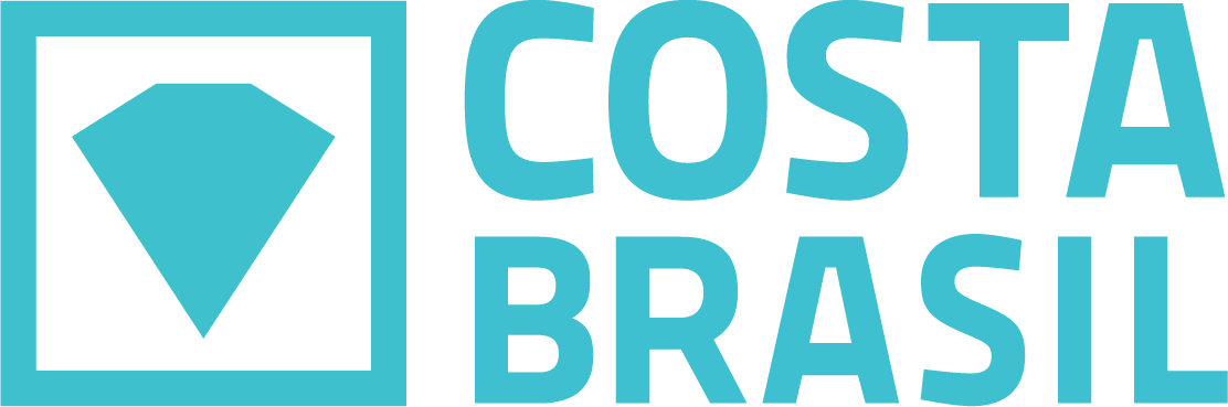 Logo azul Costa Brasil